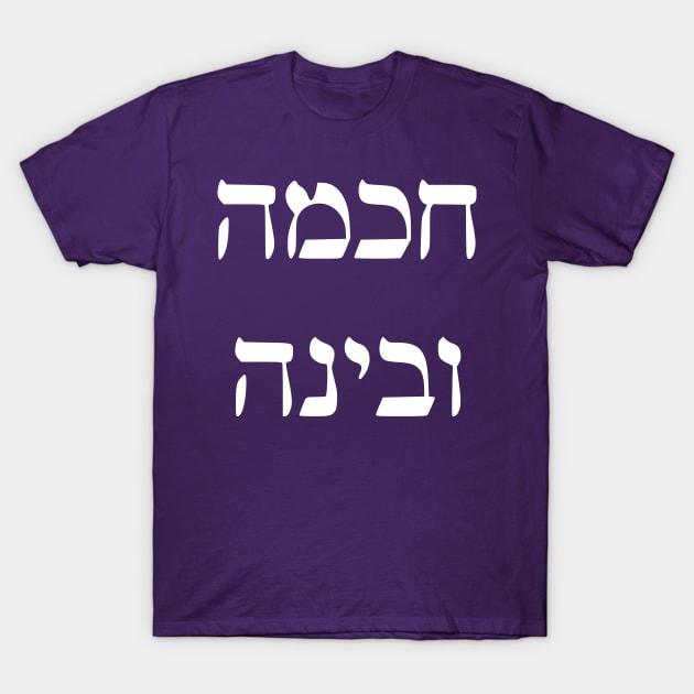 Wisdom and Understanding (Hebrew) T-Shirt by dikleyt